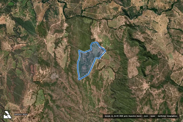 Imagem de satélite de FAZENDA PARAÍSO, PARAÍSO II E PARAÍSO III - Parte 1 em João Pinheiro - MG