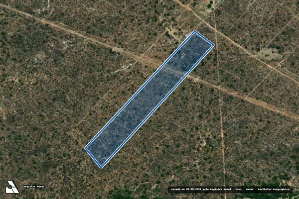 Imagem de satélite de P. A. RIACHO SECO ? LOTE 11 - LOTE 11 ? B em Sertânia - PE