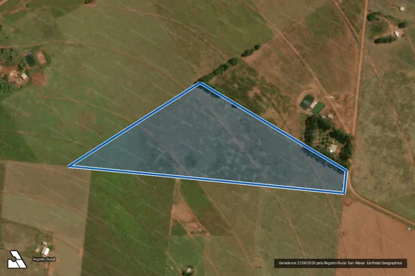 Imagem de satélite de FAZENDA QUERÊNCIA - LOTE 25 em Amambai - MS