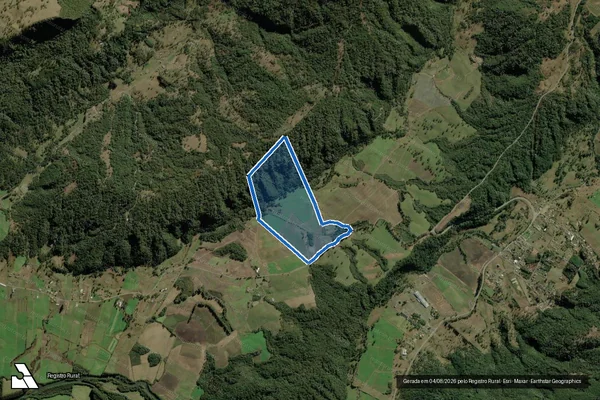 Imagem de satélite de Fazenda Rio Bonito Sede - Parte 1 em Urubici - SC