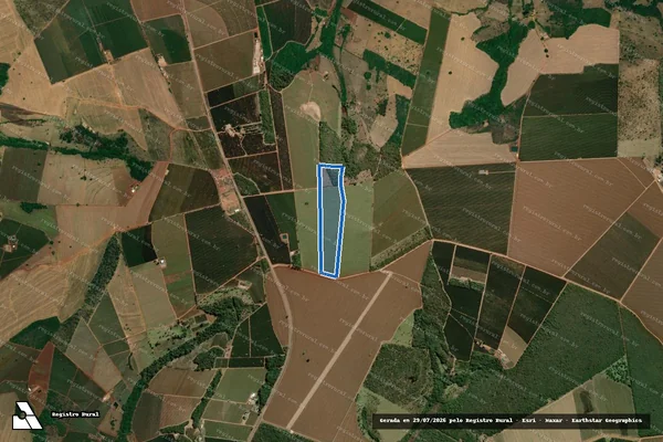 Imagem de satélite de Fazenda Furnas ?Mandaguari? - Parcela 1 em Indianópolis - MG