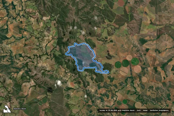 Imagem de satélite de FAZENDA DAS ANJAS  - 003 em Paracatu - MG