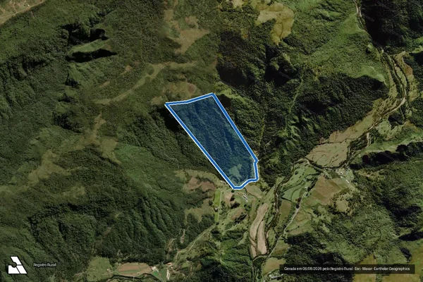 Imagem de satélite de Fazenda  Morro da Cruz - Parte 2 em Urubici - SC
