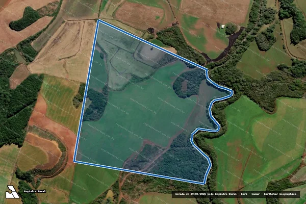 Imagem de satélite de Fazenda Santa Catarina - Parcela 1 em Fraiburgo - SC