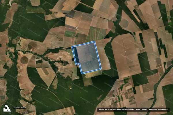 Imagem de satélite de FAZENDA PACUNERO - Fazenda Pacunero em Gaúcha do Norte - MT