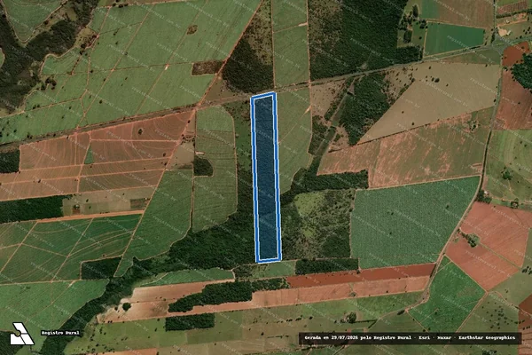Imagem de satélite de Sítio Água do Campo ou Ribeirão Grande - Sítio Água do Campo ou Ribeirão Grande Parte 2 em Lutécia - SP