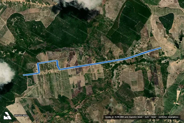 Imagem de satélite de FAZENDA RIACHO DA MATA - LOTE ESTRADA em Arauá - SE