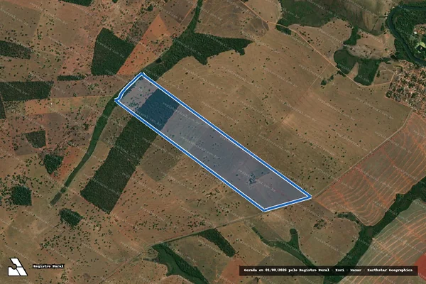 Imagem de satélite de FAZENDA SANTO ANTONIO - Parte 1 em Paranaíba - MS