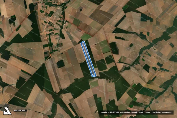 Imagem de satélite de Fazenda Lar Feliz-I - Parte 1 em Gaúcha do Norte - MT