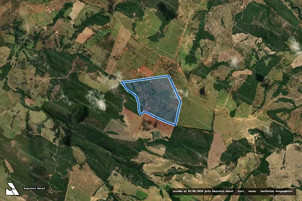 Imagem de satélite de Fazenda Buriti - Parcela 1 em Santo Antônio do Monte - MG