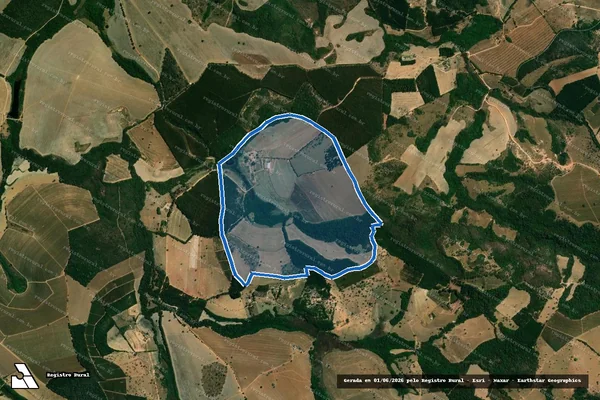 Imagem de satélite de Fazenda Barão - Fazenda Barão em Candeias - MG