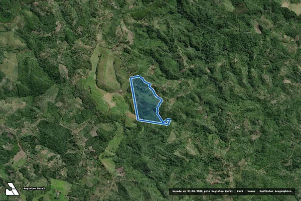 Imagem de satélite de Fazenda Guaraná - FAZENDA GUARANÁ em Valença - BA