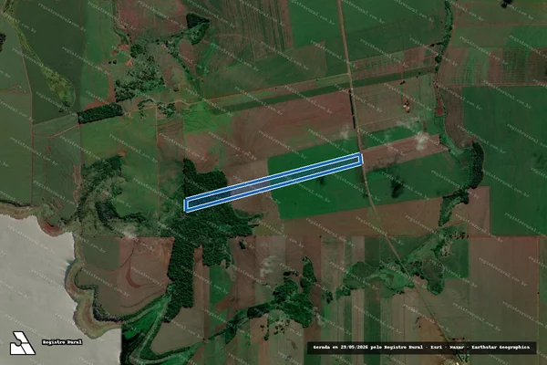 Imagem de satélite de SÍTIO FOGOLIN 01 em Alvorada do Sul - PR