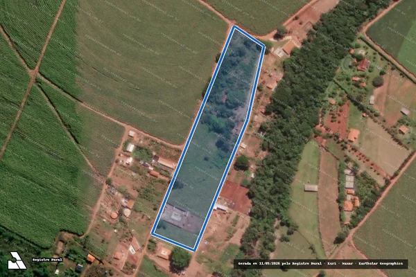 Imagem de satélite de Fazenda Nova - Gleba 4A - Parcela 1 em Lençóis Paulista - SP