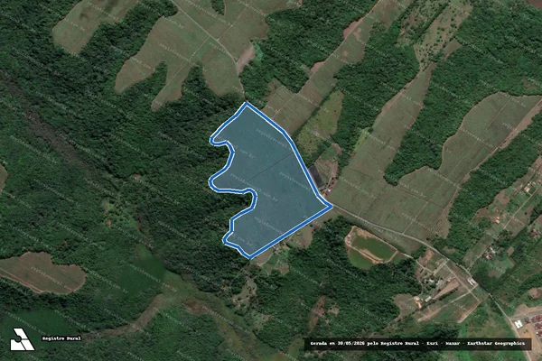 Imagem de satélite de FAZENDA HUMAITA II - Parte 3 em Coqueiro Seco - AL