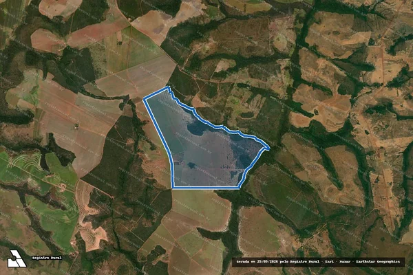Imagem de satélite de Fazenda São Francisco em Poxoréu - MT