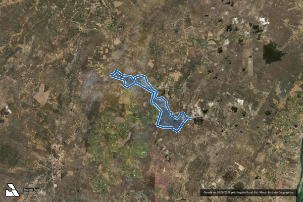 Imagem de satélite de PONTAL SUL - Gleba 9 em Petrolina - PE