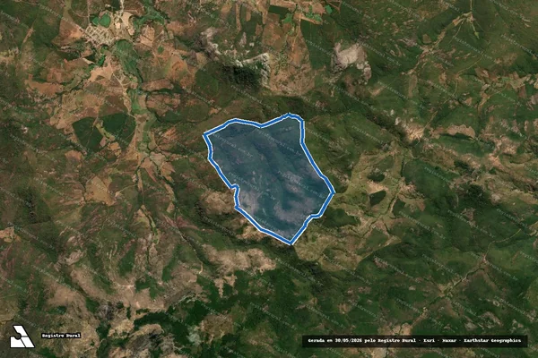 Imagem de satélite de Serra do Anastácio - Parte 1 em Berizal - MG
