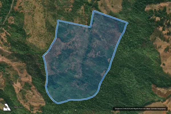 Imagem de satélite de FAZENDA BOM JARDIM - Gleba 03 em São José do Jacuri - MG