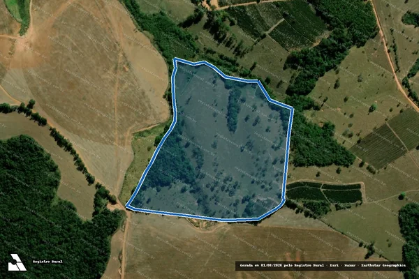 Imagem de satélite de FAZENDA CARIOCA - FAZENDA CARIOCA em Cristais - MG