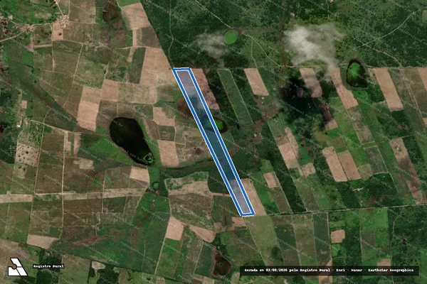 Imagem de satélite de Projeto de Assentamento São Sebastião ? Lote 01 - Parte 1 em Ielmo Marinho - RN