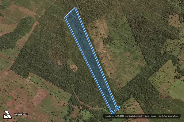 Imagem de satélite de GLEBA 01 PARTE DO LOTE 32 DO LOTEAMENTO GAMELEIRA - Gleba 03 em Bom Jesus do Tocantins - TO