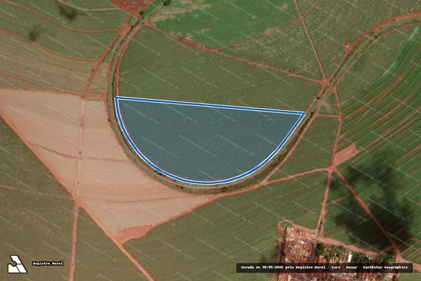 Imagem de satélite de Fazenda Contendas - 2 de 3 em Santa Lúcia - SP