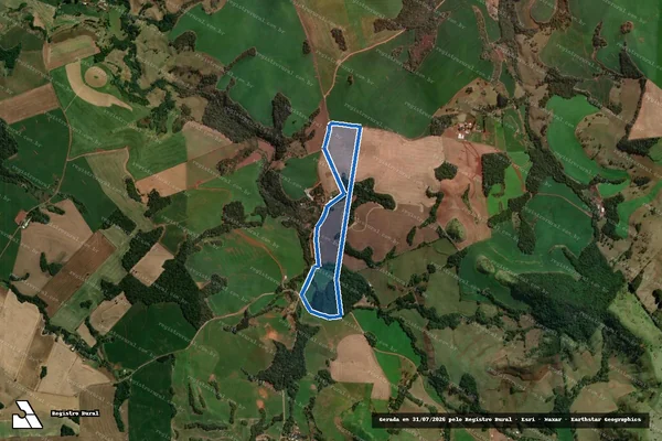 Imagem de satélite de Fazenda Santa Terezinha da Fartura em Pato Branco - PR