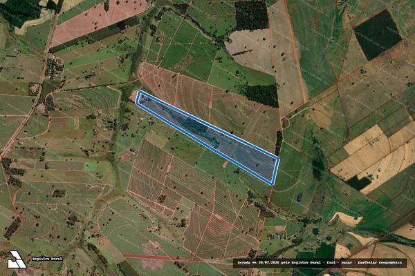 Imagem de satélite de Sítio São Martins - Gleba 2 em Santa Albertina - SP