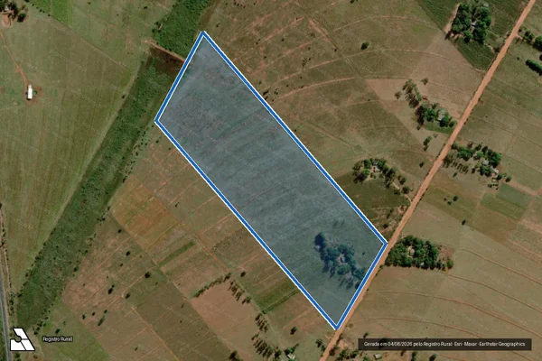 Imagem de satélite de Projeto de Assentamento Lua Branca - Lote 14 em Itaquiraí - MS