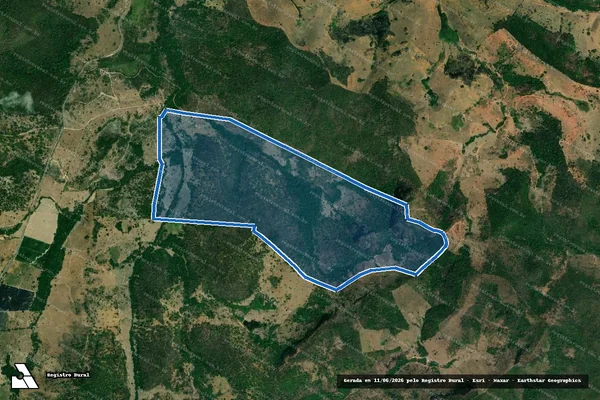 Imagem de satélite de FAZENDA BELA VISTA - Parte 1 em Teófilo Otoni - MG