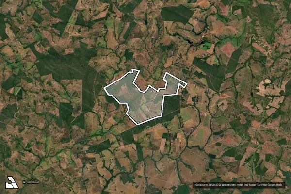 Imagem de satélite de Fazenda Gonçalo - PARTE 1 em Mara Rosa - GO