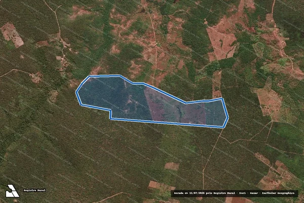 Imagem de satélite de Poço Da Pedra - 001 em São Francisco do Maranhão - MA