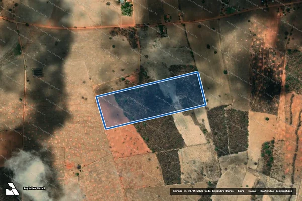 Imagem de satélite de LAGOA ESCURA, das Fazendas Mucambo dos Bois e Lagoa  - LAGOA ESCURA... em Porteirinha - MG