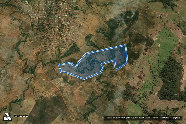 Imagem de satélite de FAZENDA FAUSTINOS L.D SANTA MARIA - 001 em Doverlândia - GO