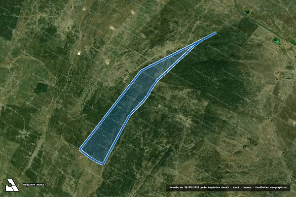 Imagem de satélite de FAZENDA RIACHO FUNDO - GLEBA 03 em Itabaianinha - SE