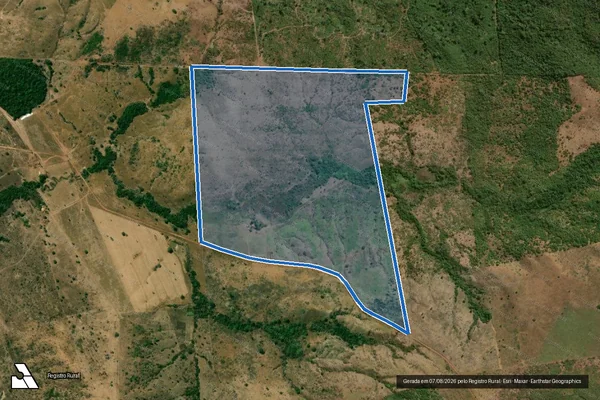 Imagem de satélite de LOTE 16 - P.A. JONCON TRÊS IRMÃOS - Parte 1 em Conceição do Araguaia - PA