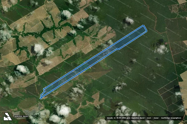 Imagem de satélite de FAZENDA BOTAFOGO II - 001 em Itinga do Maranhão - MA