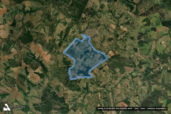 Imagem de satélite de FAZENDA DONA IRANI em Gália - SP