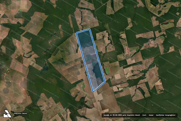 Imagem de satélite de FAZENDA COLOMBA - Parte 1 em Nova Maringá - MT