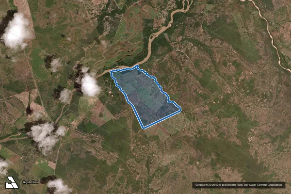 Imagem de satélite de FAZENDA CHUVA DE MANGA - 001 em Arraias - TO