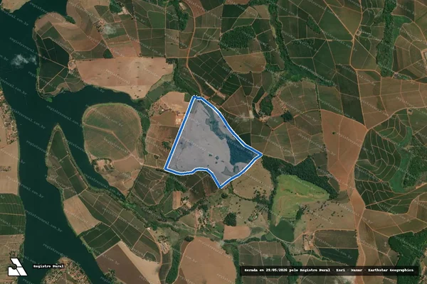 Imagem de satélite de Fazenda Capetinga - Fazenda Capetinga em Alfenas - MG