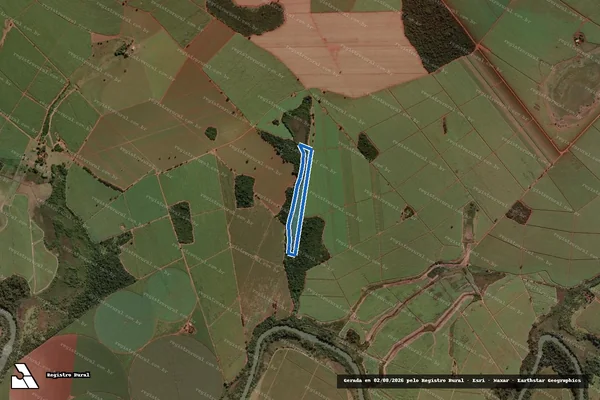 Imagem de satélite de FAZENDA NATIVA em Miguelópolis - SP