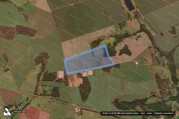 Imagem de satélite de FAZENDA CONCÓRDIA - FAZENDA CONCÓRDIA em Buriti Alegre - GO