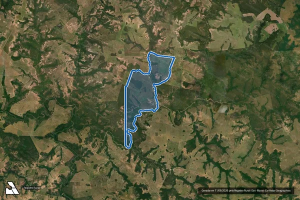 Imagem de satélite de Fazenda Sucury - Gleba E em São Gabriel do Oeste - MS