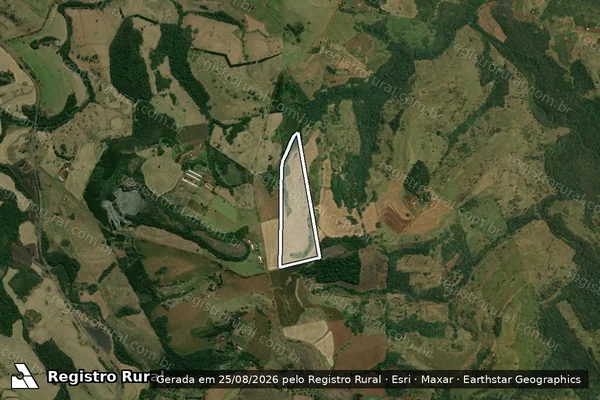 Imagem de satélite de LOTE Nº 53-A - Parte 1 em Londrina - PR