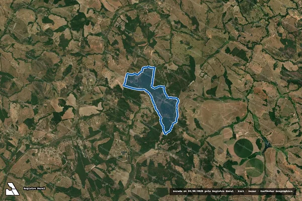 Imagem de satélite de FAZENDA LAGOA - Parte 1 em Igaratinga - MG