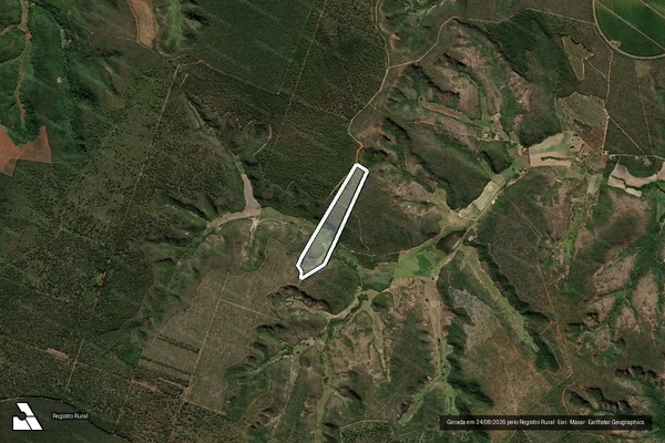 Imagem de satélite de FAZENDA ATOLEIRO - SANTANA - Parte 1 em Rio Pardo de Minas - MG