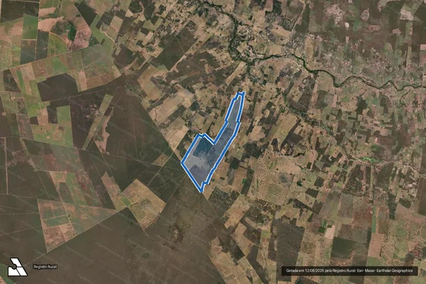 Imagem de satélite de FAZENDA NORMA LÚCIA e OUTRAS - NORMA LÚCIA e OUTRAS em Palmas de Monte Alto - BA
