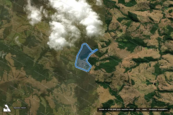 Imagem de satélite de FAZENDA CAPIVARI DOS FERNANDES - Parte 1 em Abadiânia - GO